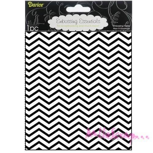Plaque et pochoir d'embossage de la marque darice scrapbooking caterie journaling diy - 1 pièce
