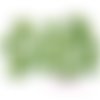 Gros strass vert à coudre ou coller embellissement scrapbooking carterie couture diy - 10 pièces