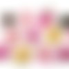 Cabochons glaces résine embellissement scrapbooking carte bijoux diy - 13 pièces