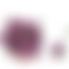 *lot de 10 petites roses violet papier avec tige embellissement scrap carte 2*