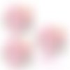 Fleurs appliques tissu embellissement scrapbooking carterie couture diy - 5 pièces