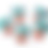 Petits oursons cabochon résine embellissement scrapbooking carterie bijoux diy - 5 pièces
