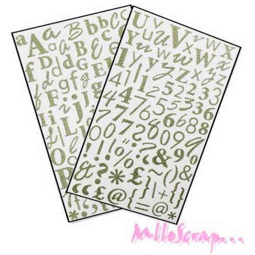 lettres adhésives stickers