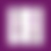 Guirlande upcyclée en tissu violet