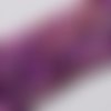 20 perles régalite prune violet marbrée ronde diamètre 6mm