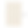8 chainettes rallonge acier  or 14kt 50mm