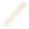 10 chainettes finition acier or 24kt