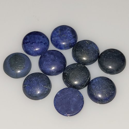 1 cabochon lapis -lazuli bleu nuit 20mm