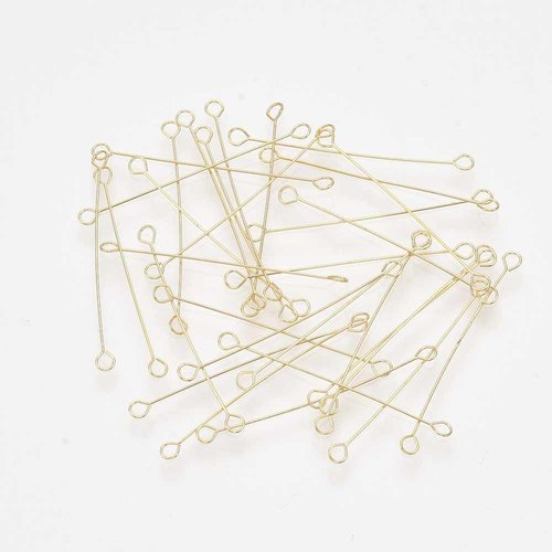 20 connecteurs barre de lien laiton or 24kt 30mm