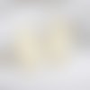 2 estampes 40x17mm laiton or 24kt goutte superposée