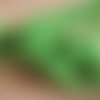 20 perles de verre nacrée vert pomme 10mm