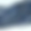 50pcs perles bohème transparente facette  arc en ciel bleu 3mm
