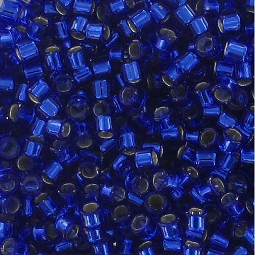 10 grs perles  rocaille bleu cobalt 11/0