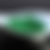 30 perles de verre craquelées vert menthe 6mm rondes