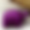 4 perles tortue howlite turquoise synthétique violet diamètre 22x16mm