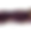 50 perles boulier en verre facettée violet  prisme   6x4mm