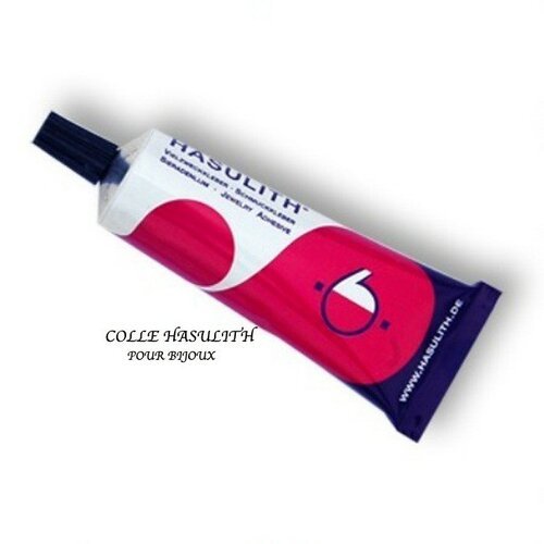 1 tube colle hasulith  pour création bijoux 31ml