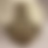 4 estampes chandeliers filigrane couleurs bronze 55x40mm