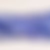 30 perles boulier en verre facettée bleu ciel prisme mauve   6x4mm