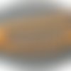 50cm de chaine laiton dorée strass résine orange  3mm