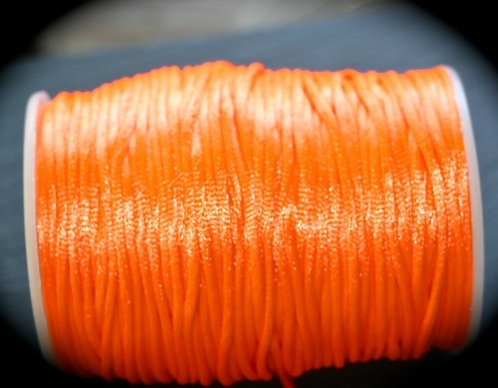 130 m Orange 2 mm 6 K Fil en Nylon Non connu 