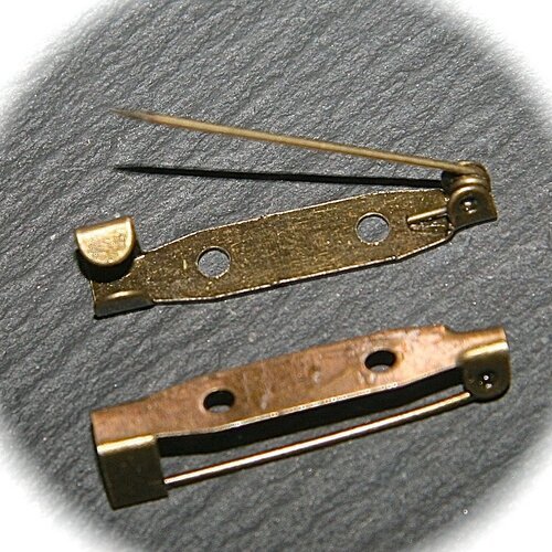 X10 supports de broches épingles bronze 31x6mm