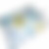Bouillotte sèche noyaux de cerises ocean - grand modèle : 15 x 20 cm