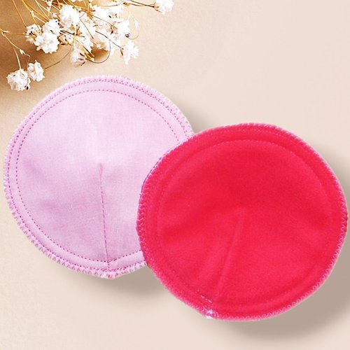 Compresses d'allaitement lavables en micro polaire - dragee - coussinets de maternité réutilisables