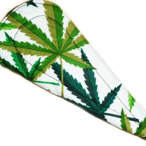 Protège-string lavable cannabis (16 cm) - zéro déchet