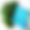 Sac congélation lavable réutilisable écologique zéro déchet bleu turquoise (mini)