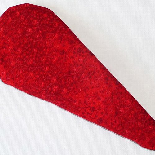 Protège-string lavable rubis (16 cm) - zéro déchet