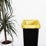 Sac poubelle lavable et réutilisable VERT ANIS (40 L) - Fait2mains