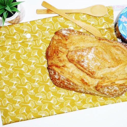 Grand sac congélation ou de conservation lavable et réutilisable pour pain (maxi +) - sac alimentaire