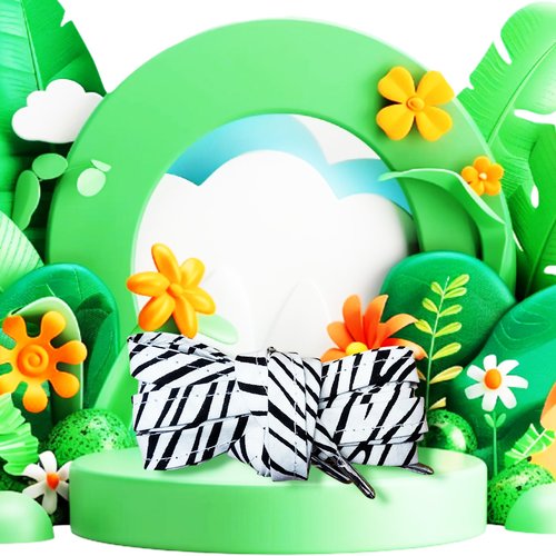 Paire de lacets en coton zebre (noir et blanc) - lacets en tissu