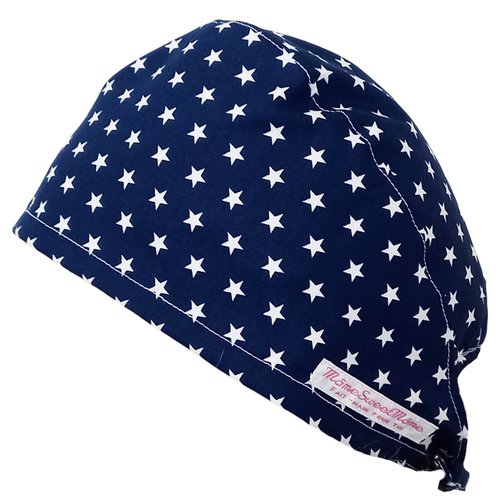 Calot de bloc couvrant - navy (marine) - bloc opératoire- chirurgien- dentiste - sage-femme - infirmière - anesthésiste - médical