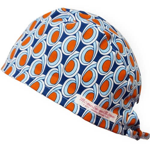 Calot de bloc couvrant - rond vintage - bloc opératoire- chirurgien- dentiste - sage-femme - infirmière - anesthésiste - médical