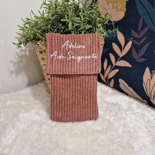 Pochette infirmière - pochette personnalisée -  infirmière -  aide soignante- cadeau maîtresse -