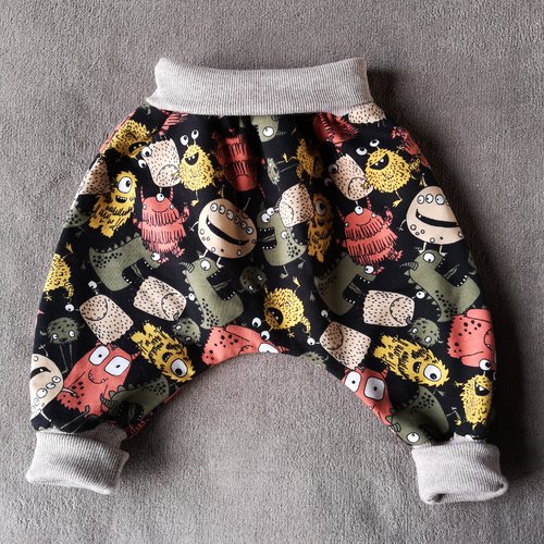Sarouel évolutif en jersey, 6 mois, cadeau naissance