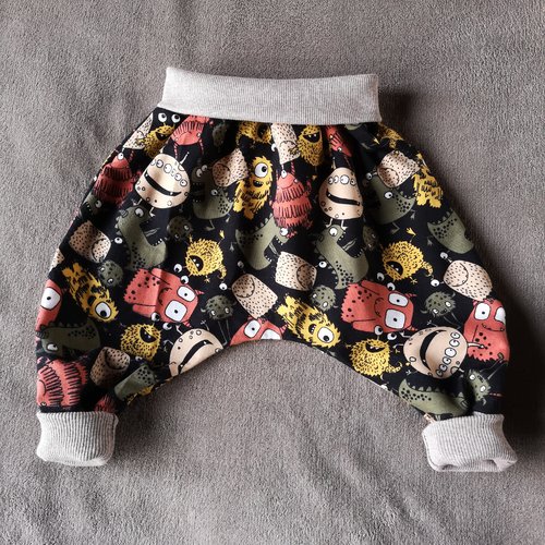 Sarouel évolutif en jersey, 12 mois, cadeau naissance
