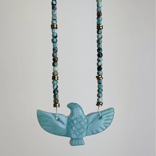 Collier phœnix amazonite