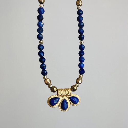 Collier lapis-lazuli