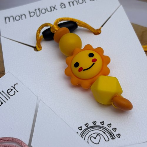 Mon bijoux à mordiller - soleil