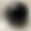 Perle ronde en onyx (pierre véritable) noir diam. 20 mm 