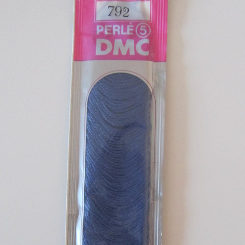 Spirale coton perlé  - coloris 792  -  100 pour 100 coton - dmc