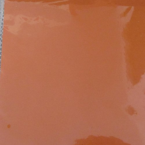 Tissu en toile véritable - feuille - 30,48 cm x 30,48 cm - couleur orange