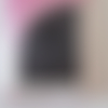 Ruban de satin simple face de couleur noire - 9 m x 10 mm