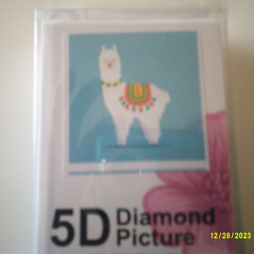 Kit broderie diamond painting 5d - hi stone - lama