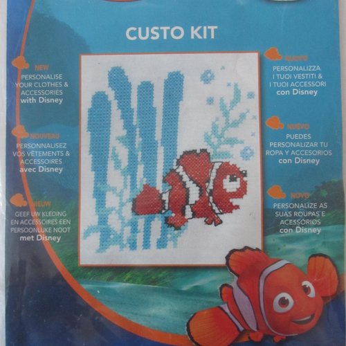 Custo kit - pour personnaliser vos vêtements et accessoires - dmc - poisson clown