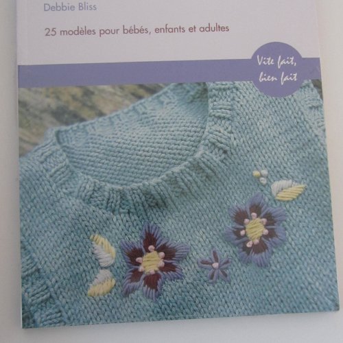 Livre "tricots en coton pour toutes les saisons" - 25 modèles pour bébés, enfants et adultes