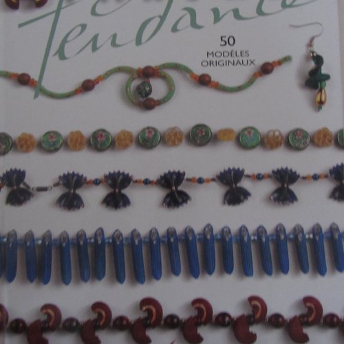 Livre "parures" - bijoux avec des pâtes - libre tendance - 50 modèles originaux et inédits
